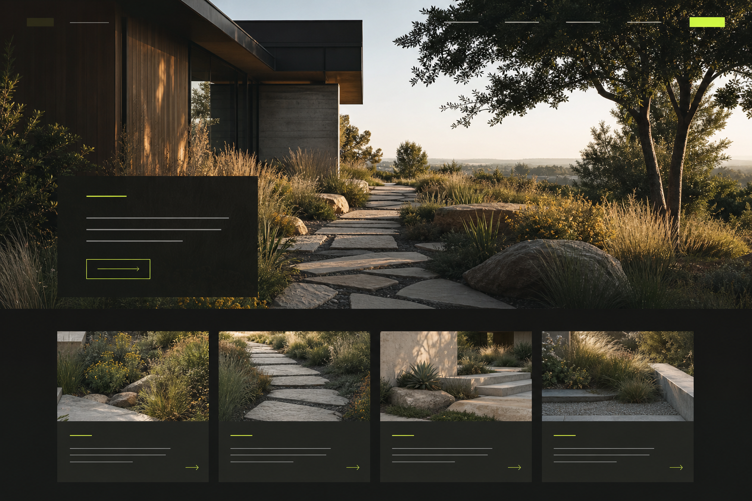 Morrow Field Co. website concept