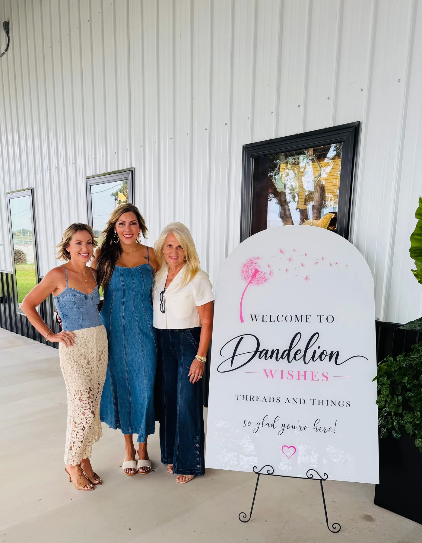 A grand-opening moment at Dandelion Wishes